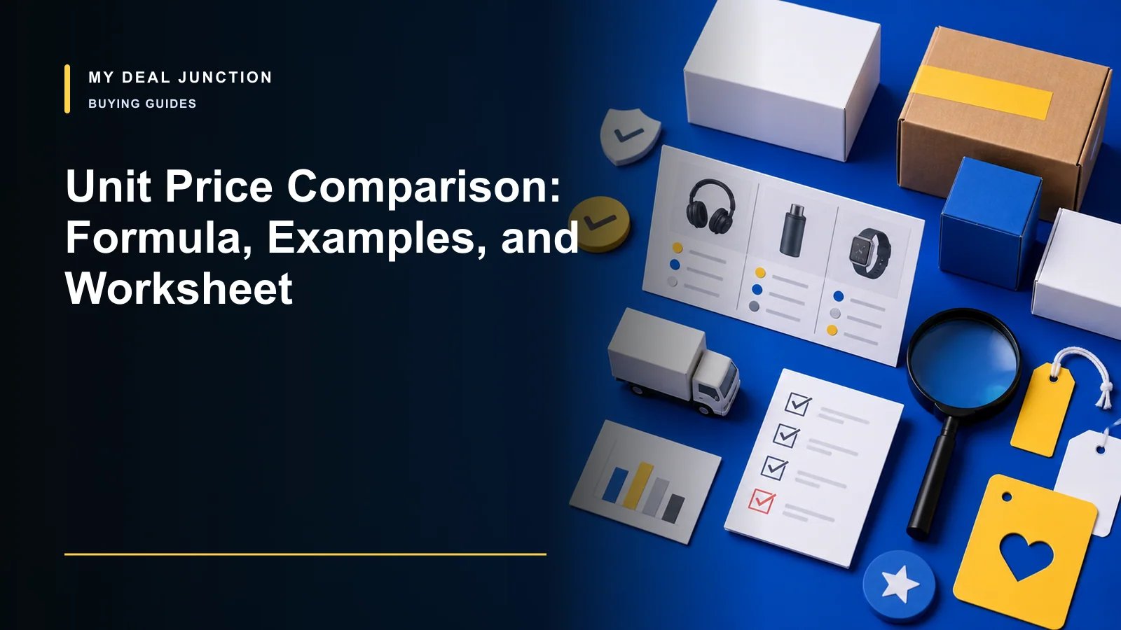 Unit Price Comparison: Formula, Examples, and Worksheet — Buying Guides